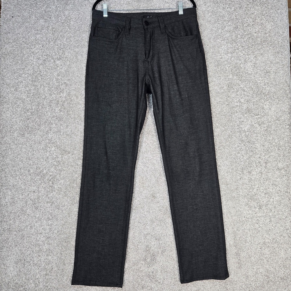 34 Heritage Pants Mens 32x32 Charcoal black gray Charisma Comfort stretch EUC